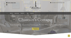 Desktop Screenshot of chastainscottages.com
